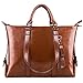 S-ZONE 3-Way Women Genuine Leather Shoulder Bag Work Tote Handbag