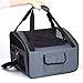 WOPET Pet Car Seat Carrier Airline Approved for Dog Cat Puppy Small Pets Travel Cage L Size Weight up to 15lbs