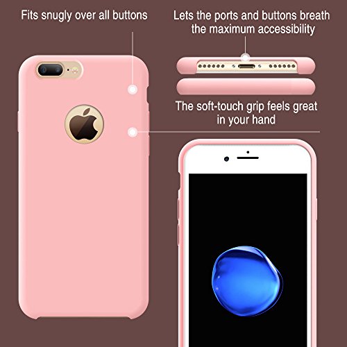 image for iPhone 7 Plus Case, TORRAS [Love Series] Liquid Silicone Gel Rubber Sl