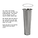 County Line Kitchen - Stainless Steel Filter & Infuser for Cold Brew, Iced Coffee, and Iced Tea - Use with 2 Quart Wide Mouth Mason Jars