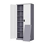 Yizosh Metal Garage Storage Cabinet with