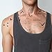 Tattify Quote Temporary Tattoos - Bird is the Word (Complete Set of 18 Tattoos - 2 of each Style) - Individual Styles Available - Fashionable Temporary Tattoos