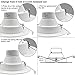 TORCHSTAR 5/6 Inch Dimmable LED Recessed Retrofit Downlight with Baffle Trim, Retrofit Recessed Lighting, 15W (120W Equiv.), CRI 90, JA8 & Title 24 & UL Listed, 1100lm, 2700K Soft White, Pack of 4