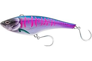 Nomad Design Madmacs High-Speed Trolling Lure – Offshore Sinking Minnow with BKK Hooks, Heavy-Duty Split Rings & Autotune System for Tuna, Wahoo & GT