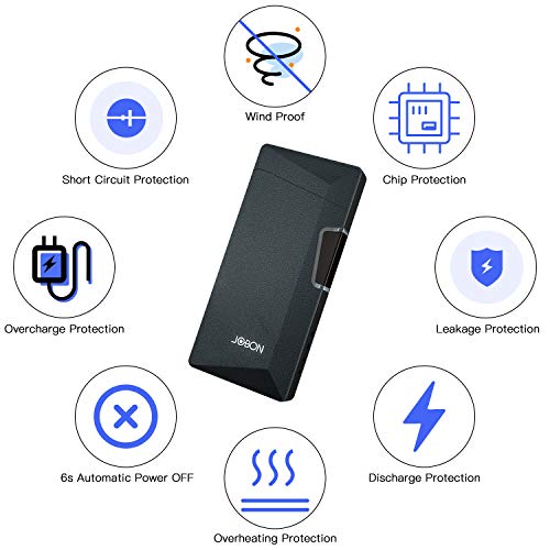 JOBON Arc Lighter USB Rechargeable Electric Lighters Windproof