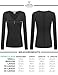 FPT Womens Long Sleeve V-Neck Henley Top (S-3XL)