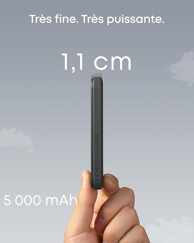 MagGo 621 Batterie Externe MagSafe 5000 mAh Magnétique