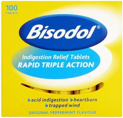 Bisodol Indigestion Relief Tablets x 100 by Bisodol
