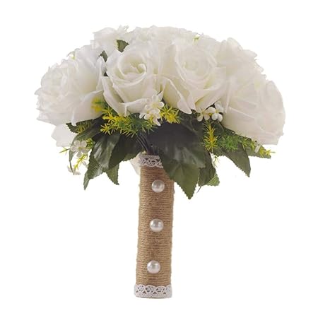 Yw Flower Bouquet De Fleurs De Mariage Bouquet De
