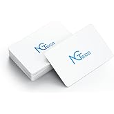NGTeco Smart Time Card PVC Employee ID Card MB1, MB2, TC1, TC2, TC3, TC7 Time Clocks, Waterproof &amp; Durable, 10 PCS