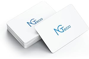 NGTeco Smart Time Card PVC Employee ID Card MB1, MB2, TC1, TC2, TC3, TC7 Time Clocks, Waterproof & Durable, 10 PCS