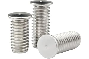 Aluminum Weld Studs for Capacitor Discharge Welding M3 M4 M5 M6 M8 (500,M4 x 16mm)