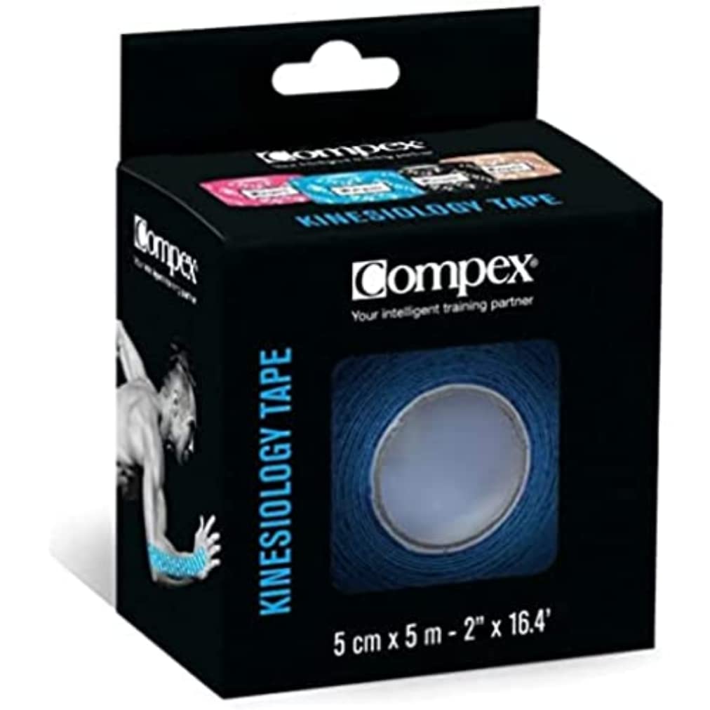 COMPEX Mixte Rouleau Tape Kinésiologique Bande adh sive lastique, Rose, Waist Unique EU