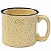 Santa Fe Ceramic Campfire Coffee Mug in Fleck Sand Beige 12 oz.