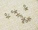 Youkwer 200Pcs 9mm x12mm Antique Alloy Stars Christmas Charms Pendants for DIY Crafting and Jewelry Making(Antique Bronze)