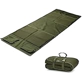 MOZETO Shooting Mat Extra Large Shooting Mats Prone Padded with Two Accessory Pockets for Range Shooting Rifle Hunting