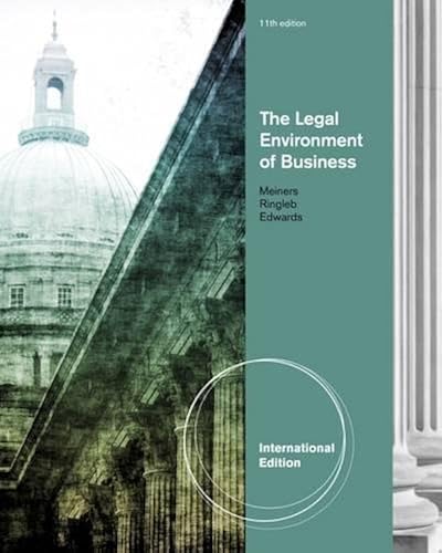 Download The Legal Environment of Business. Roger E. Meiners, Al H. Ringleb, Frances L. Edwards PDF