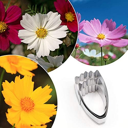 Stainless Steel Sugar Flower Cutting Mold Cosmos Flower Petals Cutting Mold Fondant Modeling Mold A336