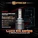[Upgraded] Luxx ES Series - 80W All-in-One 360 degrees Kit - Cool White 6000K 6K - Low Beam - 9,000 lm - 9006/HB4