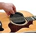 Acoustic Guitars Soundhole Cover Rubber Screeching Halt Feedback Buster Prevention (41/42 inch)