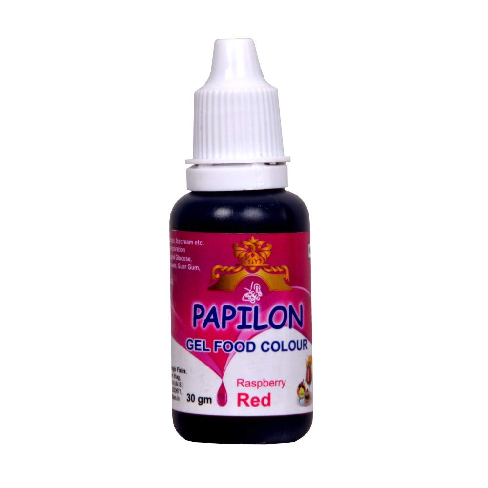 Papilon Food Flavours Colours Concentrated Gel Food Color Raspberry Red 30 G Buy Online In Greenland At Greenland Desertcart Com Productid 78901732