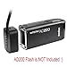 Godox EC200 200W Extension Flash Head for Godox AD200PRO AD200 Flashpoint EVOLV 200 Pocket Flash, 2M Long Extend Cable, Works with AD200 Bare Bulbs Head and Speedlite Head