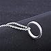 Himerus Shiny BFF Best Friends Forever Enamel Ring Pendant Necklace 3 Pieces Necklaces Set