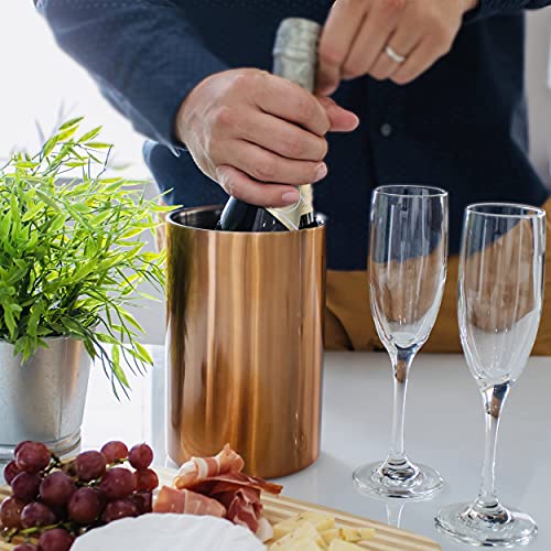 Villa & Marx Wine Chiller Bucket Premium Champagne Bucket Keeps 750ml