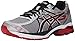 ASICS Men's GEL Flux 3 Running Shoe, Silver/Onyx/Racing Red, 9 M US