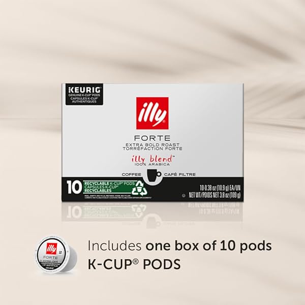 ILLY COFFEE, EXTRA DARK ROAST, K-CUP FOR KEURIG