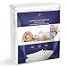 LUNAVY Premium Bamboo Waterproof Mattress Protector - Machine Washable Pad (Twin Size)
