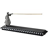 Gladiator Incense Holder with Ash Catcher, Samurai & Chinese Warrior Zen Burner, 3D Printed Resin Hand-Painted Meditation Gift for Home Decor (Chinese Swordsman)