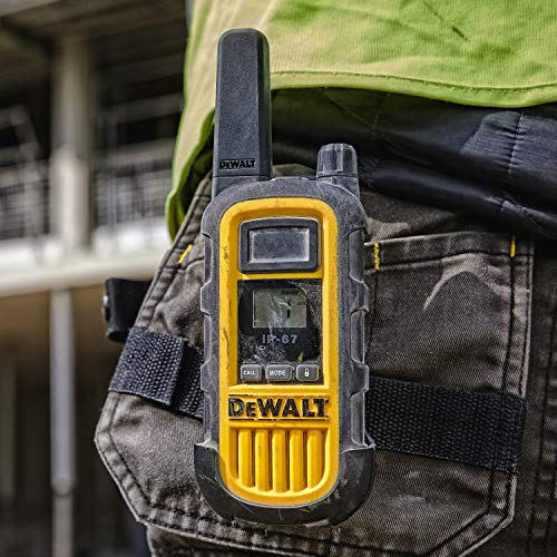 DEWALT DXFRS800 2 Watt Heavy Duty Walkie Talkies Waterproof, Shock