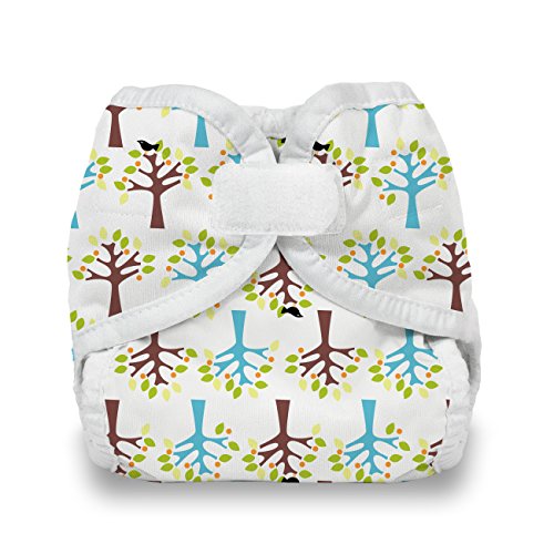 Thirsties Hook and Loop Diaper Cover, Blackbird, Newborn/Preemie