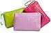 Handbag Organizer Bag Set Of 3 For Travel, Toiletries, Cosmetics, Cables, Gadgets (Candy)