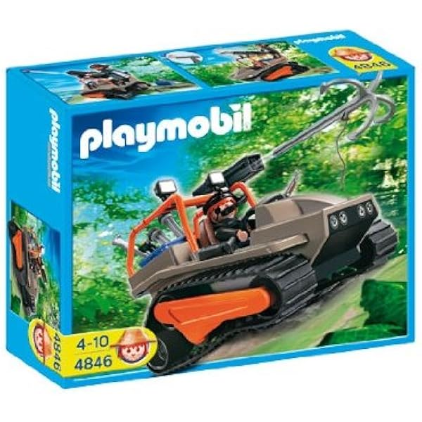 PLAYMOBIL - Tesoro Vehículo Oruga Ladrone (4846): Amazon.es: Juguetes y juegos