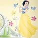 Roommates Rmk1467Gm Snow White Peel & Stick Giant Wall Decal with Gems