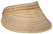 San Diego Hat Company Women's Mixed Braid Brim Visor with Velcro, Sun Hats for Women