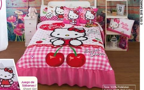 Hello Kitty Cereza Bedspread (Twin)