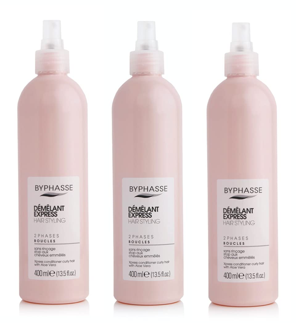 Byphasse Set of 3 Express Detangling Curly Hair 400 ml
