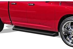 APS Black Running Boards Style Compatible with Dodge Ram 1500 2009-2018 Quad Cab (Side Steps Side Bars)