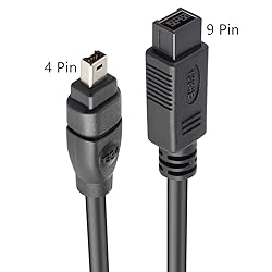 LIONX Firewire Cable 1394B 800-400 IEEE 9 Pin Male