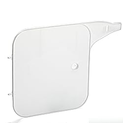 Front Number Plate Plastic White Compatible with