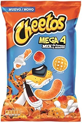 Cheetos Mega4 Aperitivo Hinchado Sabor Mezcla Queso y Bacon - 180 ...