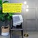 Brightech Sphere 3 LED Floor Lamp– Contemporary Modern Frosted Glass Globe Lamp with Three Lights- Tall Pole Standing Uplight Lamp for Living Room, Den, Office, Bedroom- Bulbs Included- Antique Brass