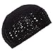 Bandana.com Black Dual Weave Muslim Turkish Kufi Hats- Single Piece