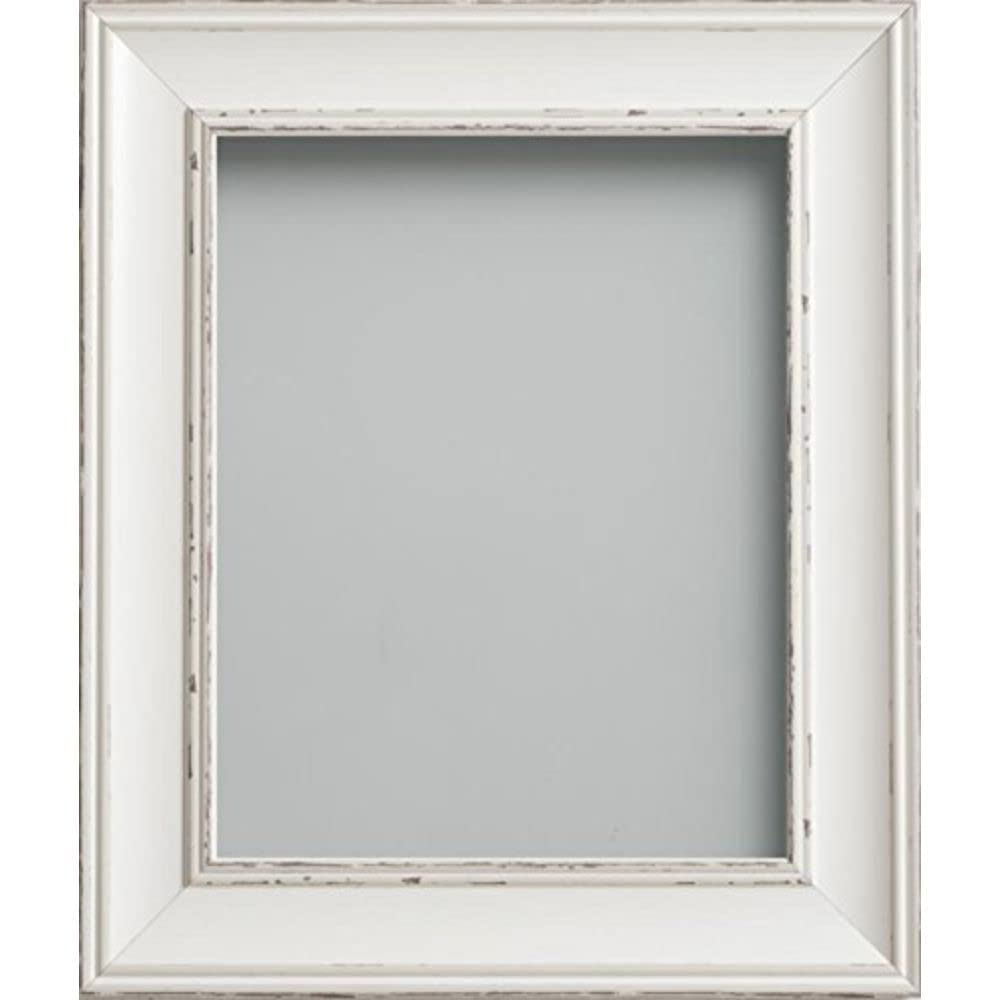 Frame Company Brooke White Photo Frame, 18x14 *Choice of Size* Fitted with Real Glass