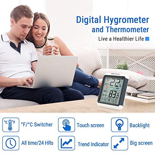 1 ThermoPro+TP55+Indoor+Thermometer+Touchscreen