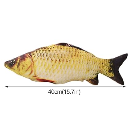Amazon Com Zqqxv Funny Simulation Carp Kids Plush Toy Stuffed