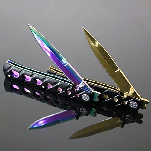 BLFORCES folding knvies 440C blade gold color